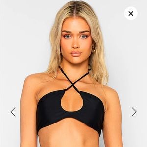 Beach Bunny Alden Halter Top - Black
